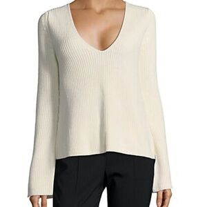 MINKPINK Cream V-Neck Sweater